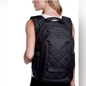 Lole Black Quilted Everyday Backpack